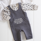 Boys newborn overall little wild tiger 