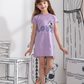Minnie Love girls half sleeve Night Shirt 