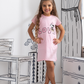 Minnie Love girls half sleeve Night Shirt 