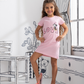 Minnie Love girls half sleeve Night Shirt 