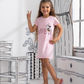Minnie Love girls half sleeve Night Shirt 