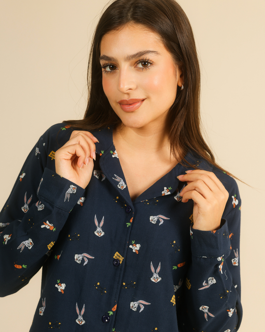 Bugs Bunny button up classic pajama