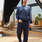 Men's  jacquard buttons * Melton  pajamas