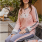 Women's pajamas, long sleeves, long pants