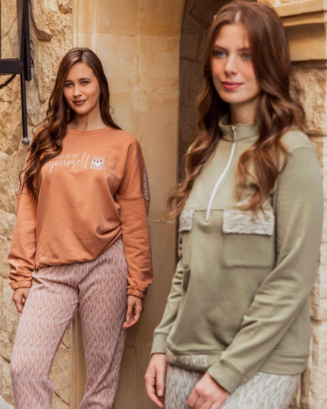 بيجامه حريمي كم طويل بنطلون طويل جيب