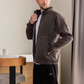 Men's pajamas with a collar and a zipper