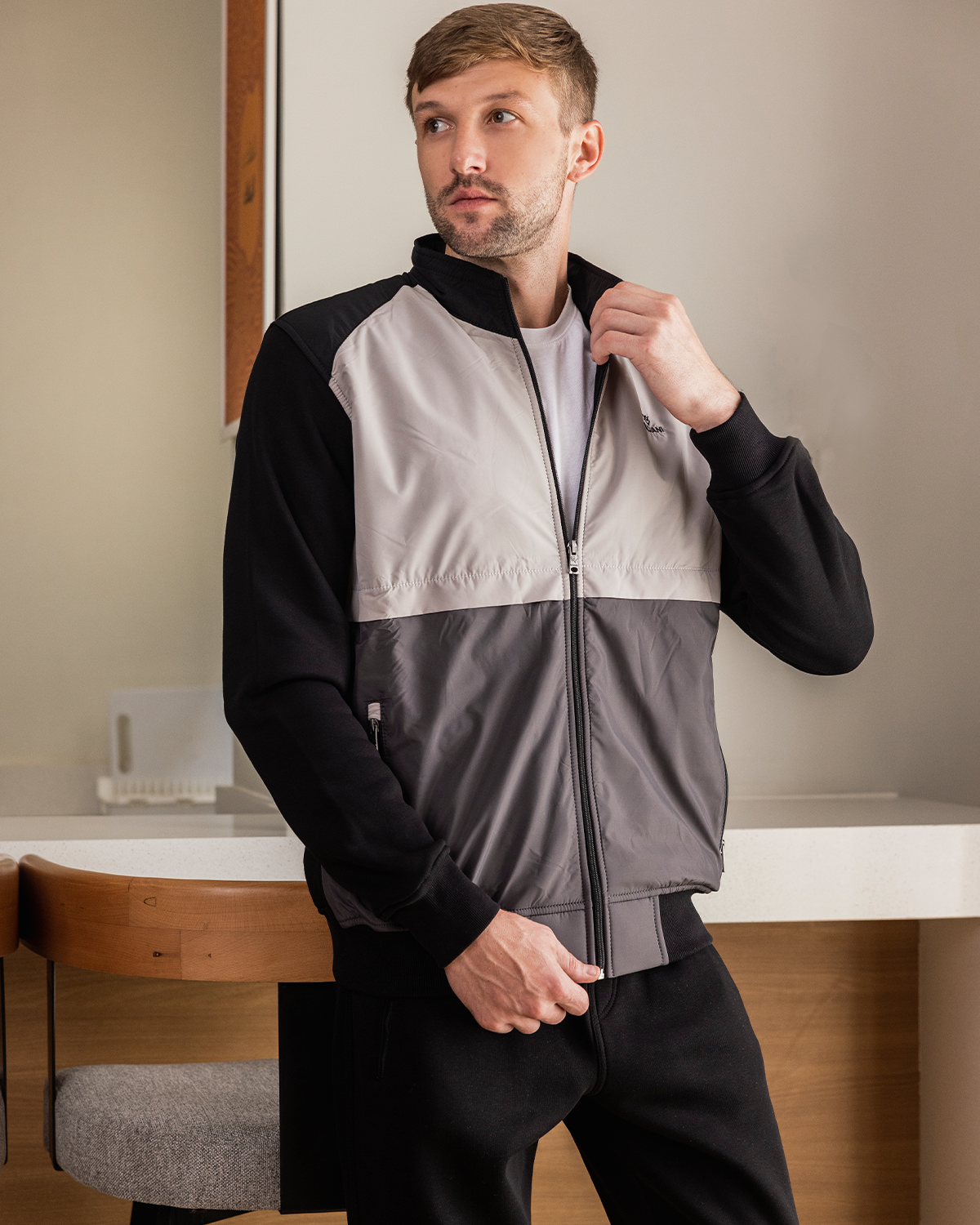 GALVANI Men's pajamas with zippers