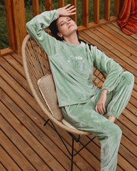 Little Star Women's Polar Long Sleeve Pajama