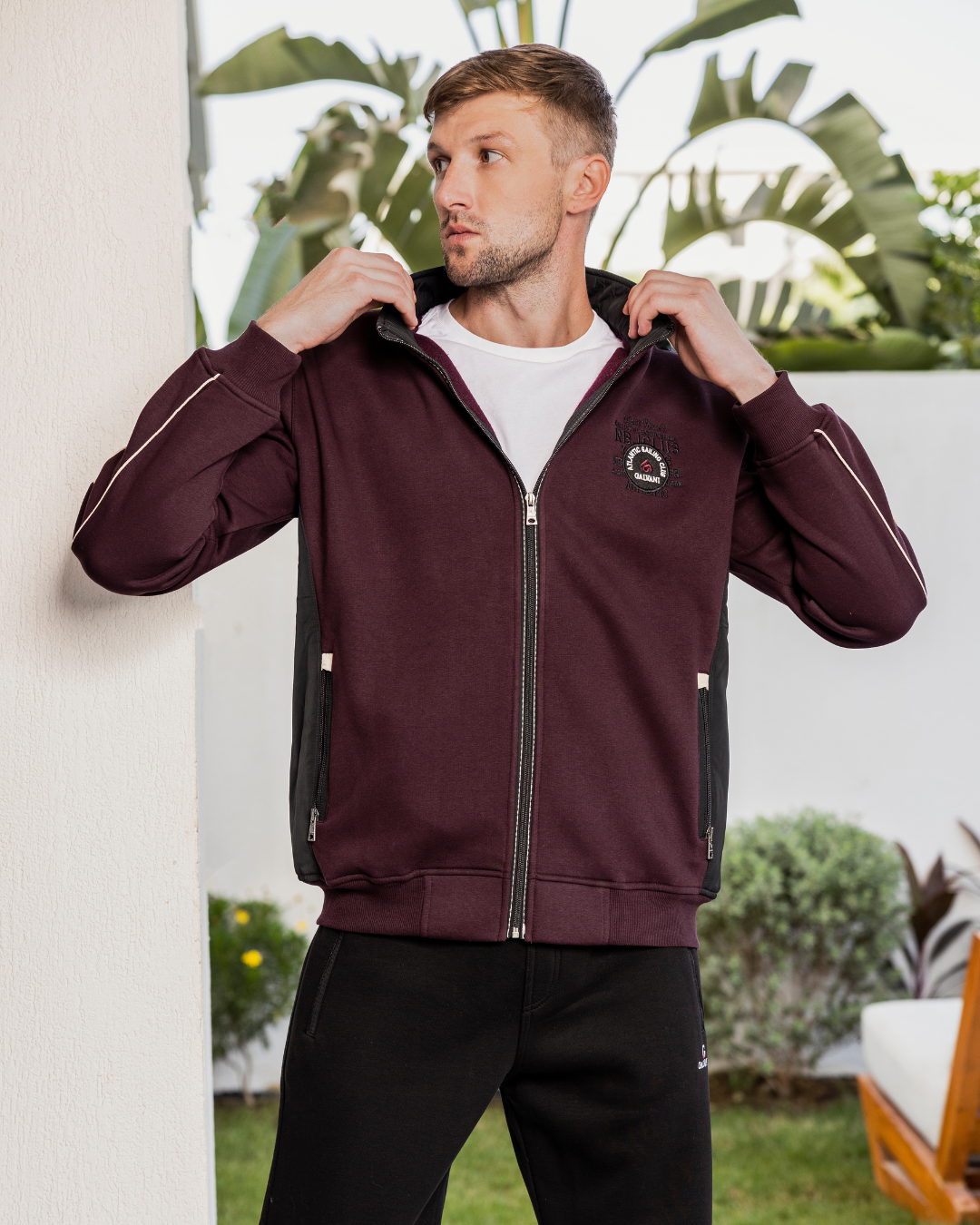 EAST ROUCKS بيجامه رجالي طباعه علي الصدر