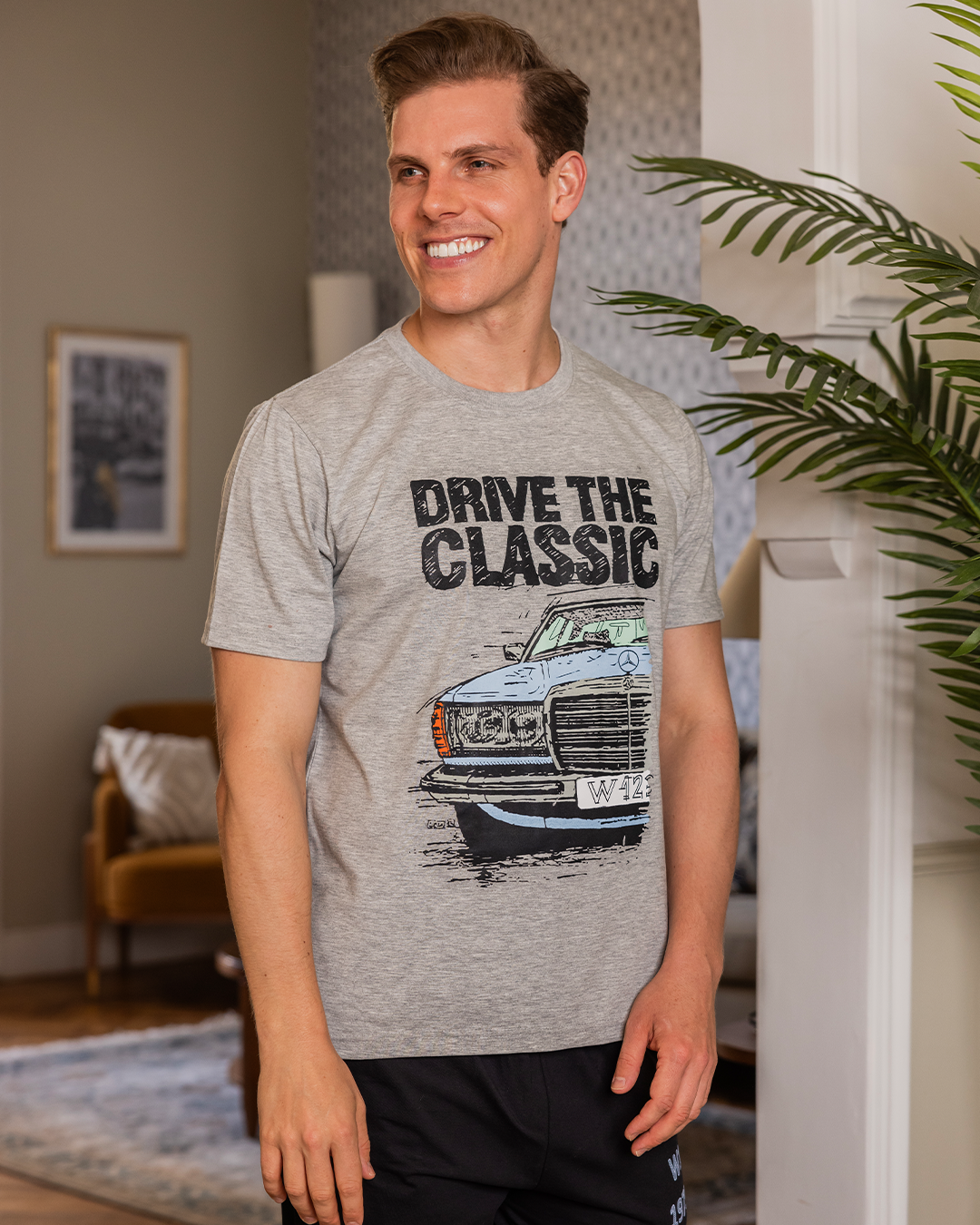 Mercedes بيجامه رجالي بنطلون مرسيدس