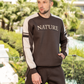 NATURE بيجامه رجالي طباعه علي الصدر