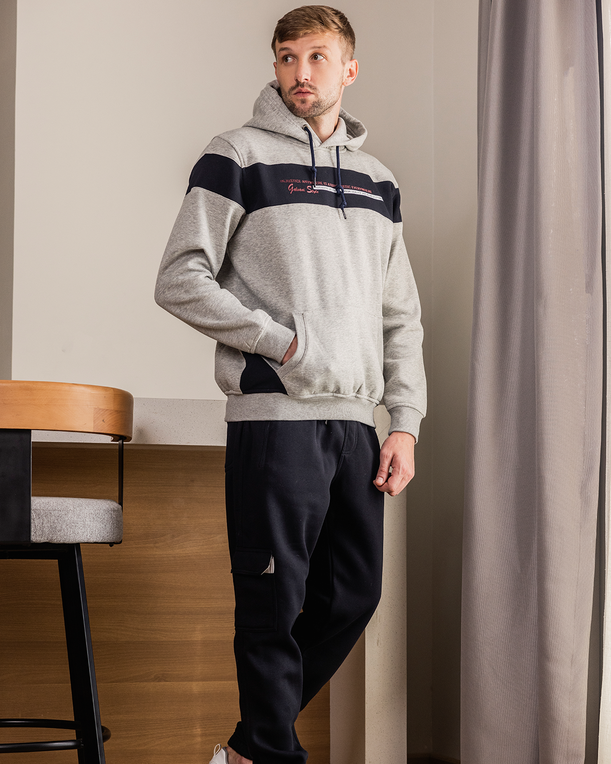 INJUSTICE ANYWHERE   بيجامه رجالي كابيشو طباعه علي الصدر