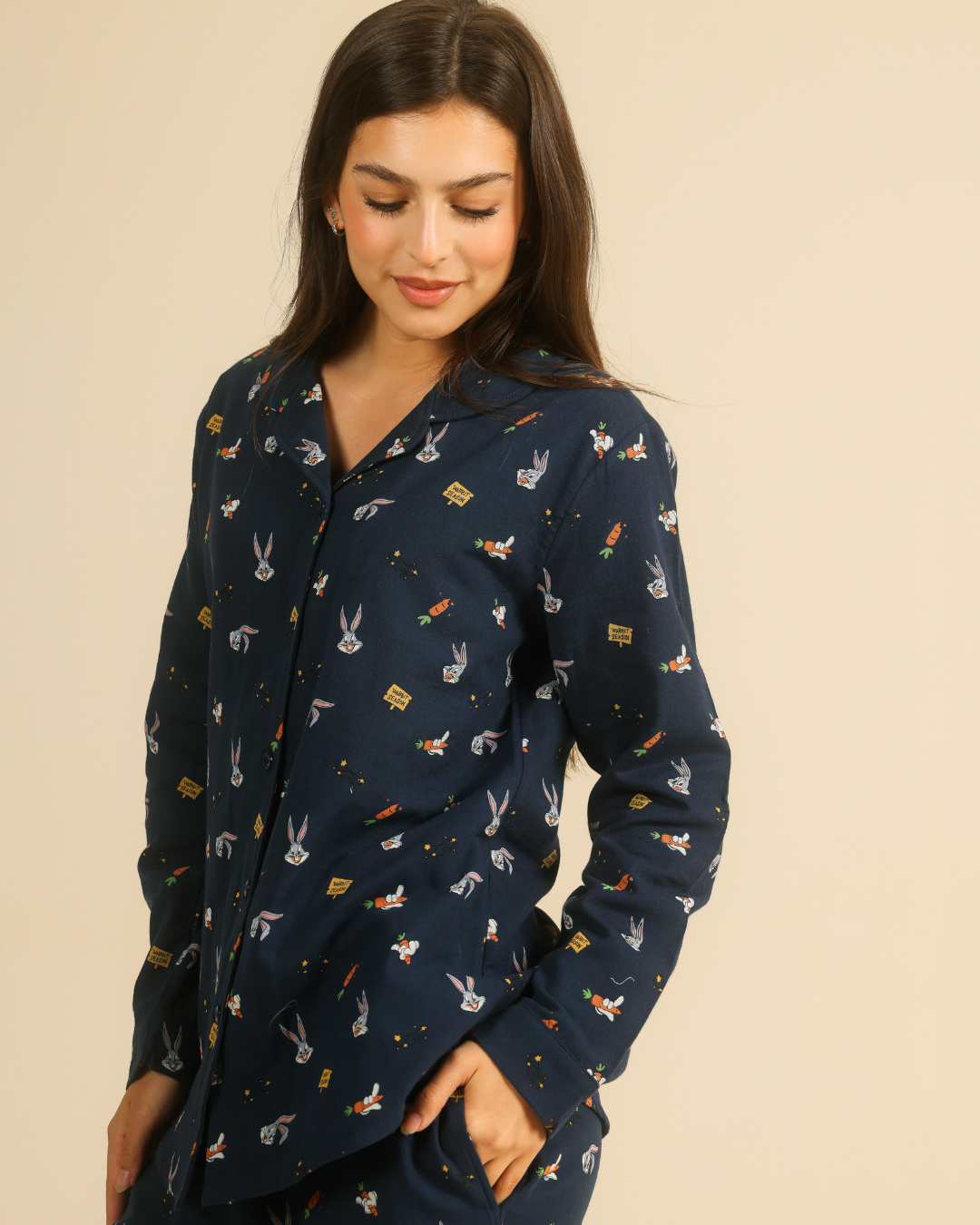 Bugs Bunny button up classic pajama
