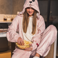 Striped Pink Women Onesie