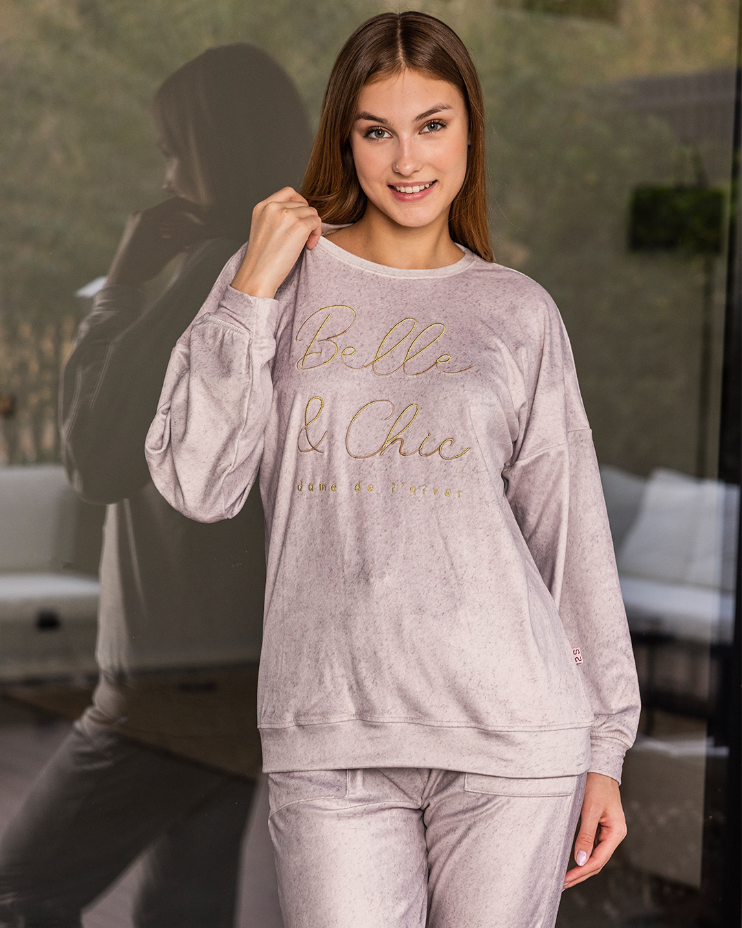 Belle & Chic women's long sleeve pajamas