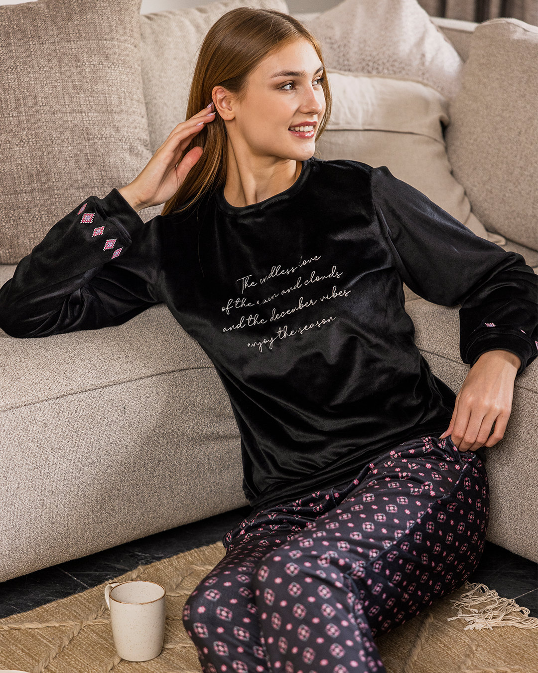 Endless Love Women's Long Sleeve Pajama