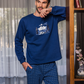 Made for the Mountain Men's Melton Plain* Melton Printed Pajamas