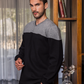 V Neck Pajamaبيجاما رجالي ميلتون سادة