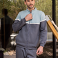 Training SuitMelton men's pajamas with a zipper and half buttons