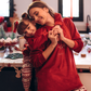 Winter Blessing Women's Polyester Plush Christmas Pajamas