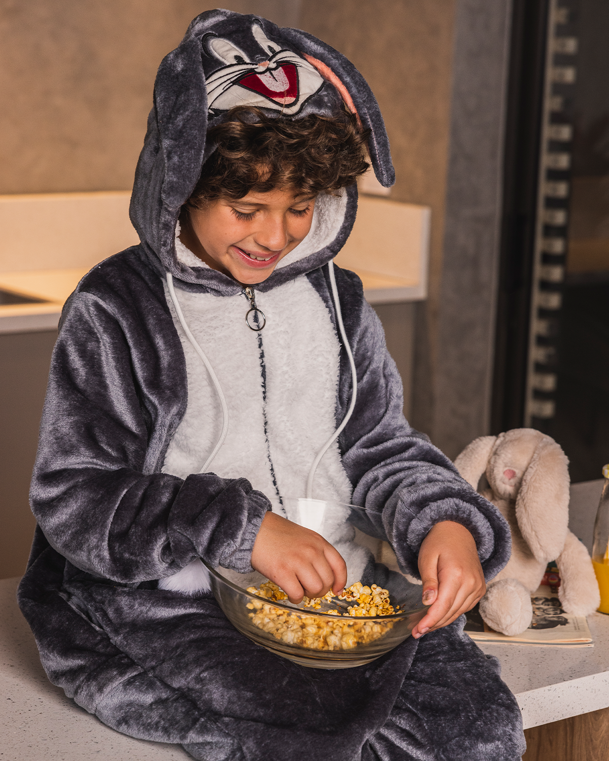 Bugs Bunny Unisex Onsie سالوبيت اطفالي بكابيشون شخصية باجس ياني