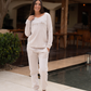 Spring Vibes بيجاما حريمي كُم طويل