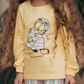 Lets Sleep Garfield Girls Disney Cotton Long Sleeve Pajamas * Stripe Pants