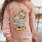 Lets Sleep Garfield Girls Disney Cotton Long Sleeve Pajamas * Stripe Pants
