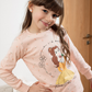 Disney Princessبيجاما بناتي كُم طويل