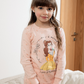 Disney Princessبيجاما بناتي كُم طويل