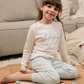 Sleepy princess girls' printed pajamas