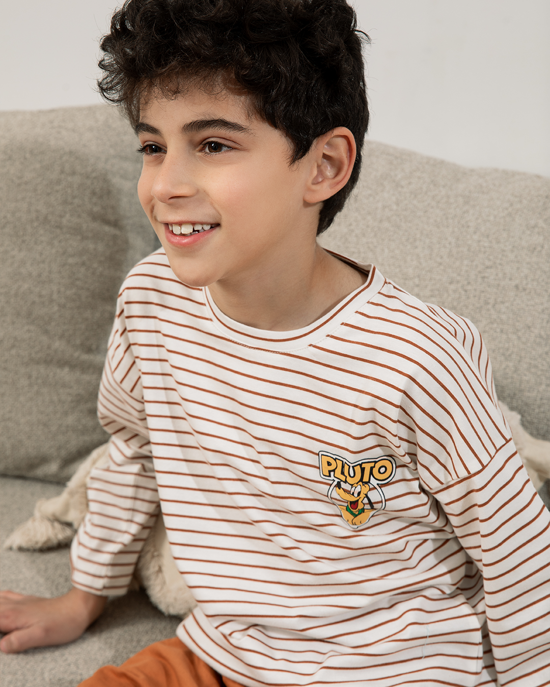 Mountains of spring بيجاما أولادي مقلّمة