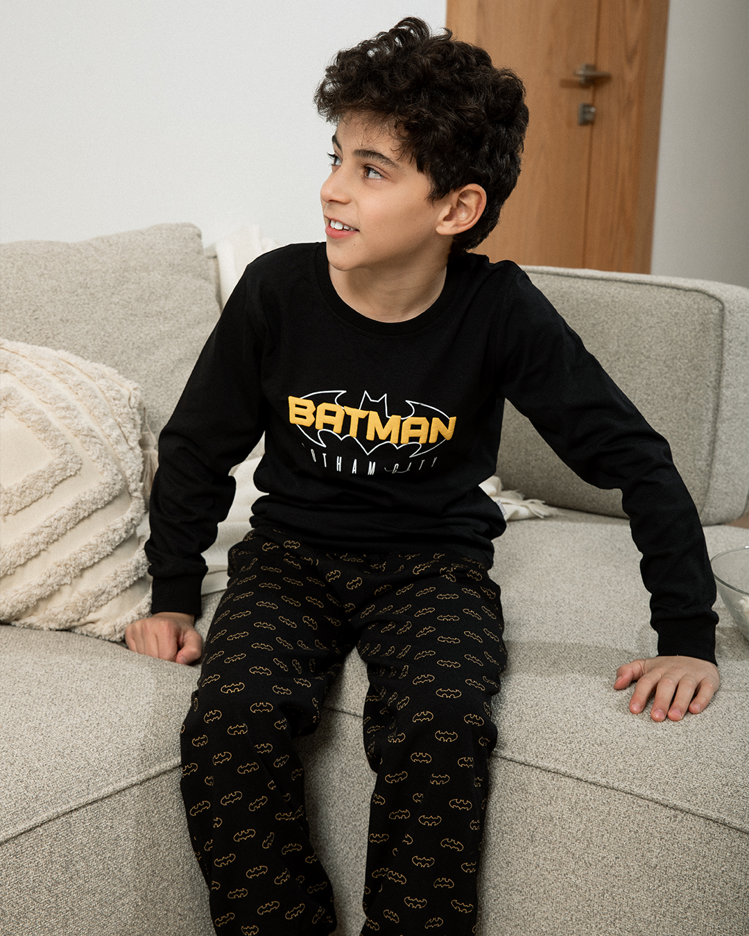 Batman Gotham city Boys' long sleeve pajamas