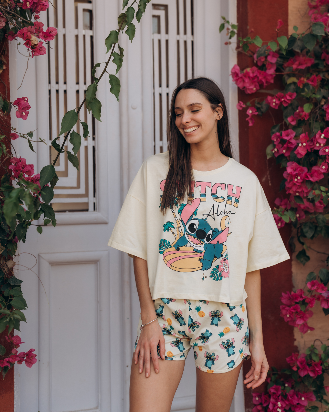 Stitch بيجامه حريمي اوفر سايز استيتش