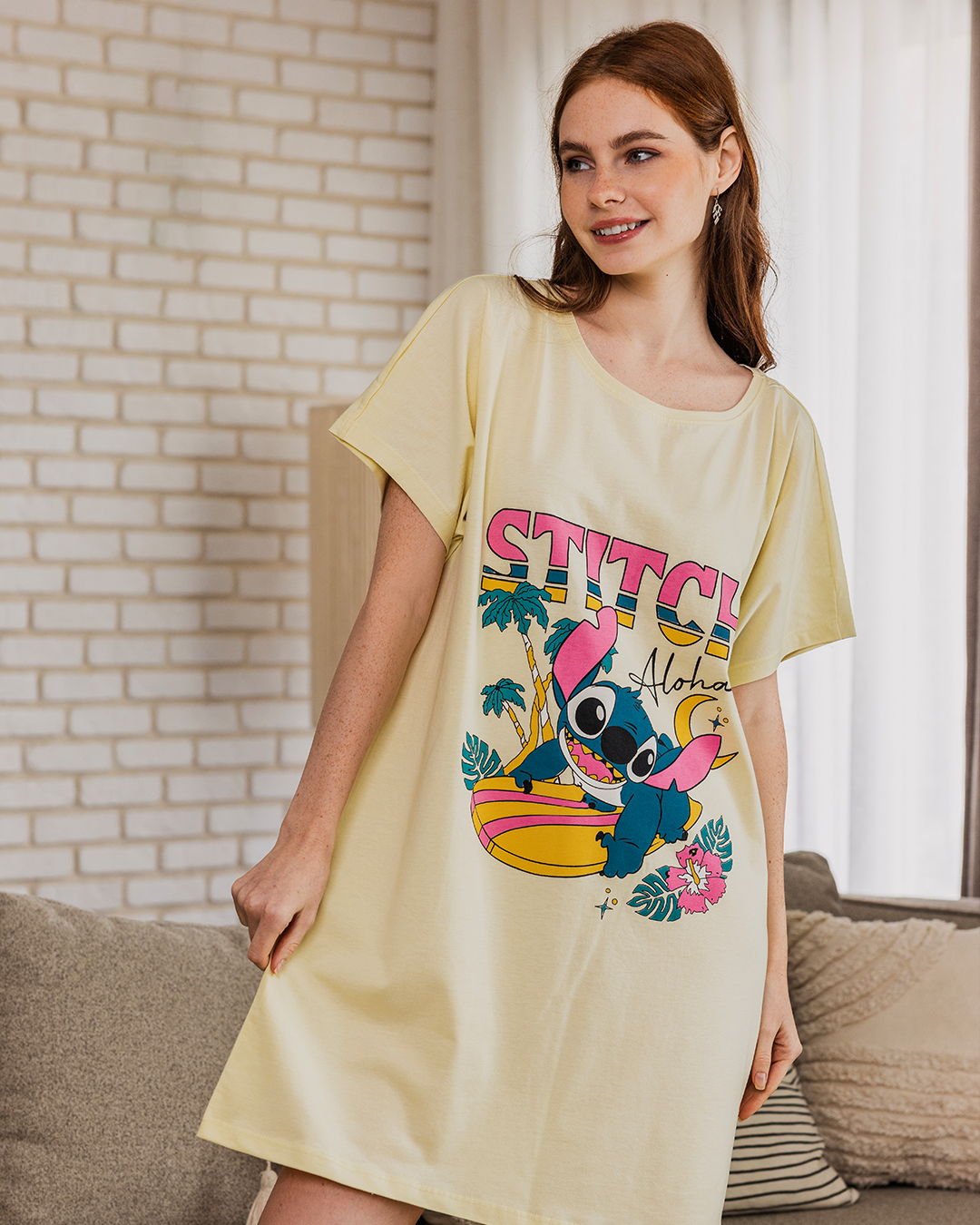 Stitch Women's Over Size Cash Printed Stitch