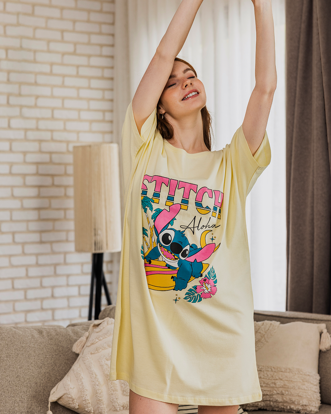 Stitch Women's Over Size Cash Printed Stitch