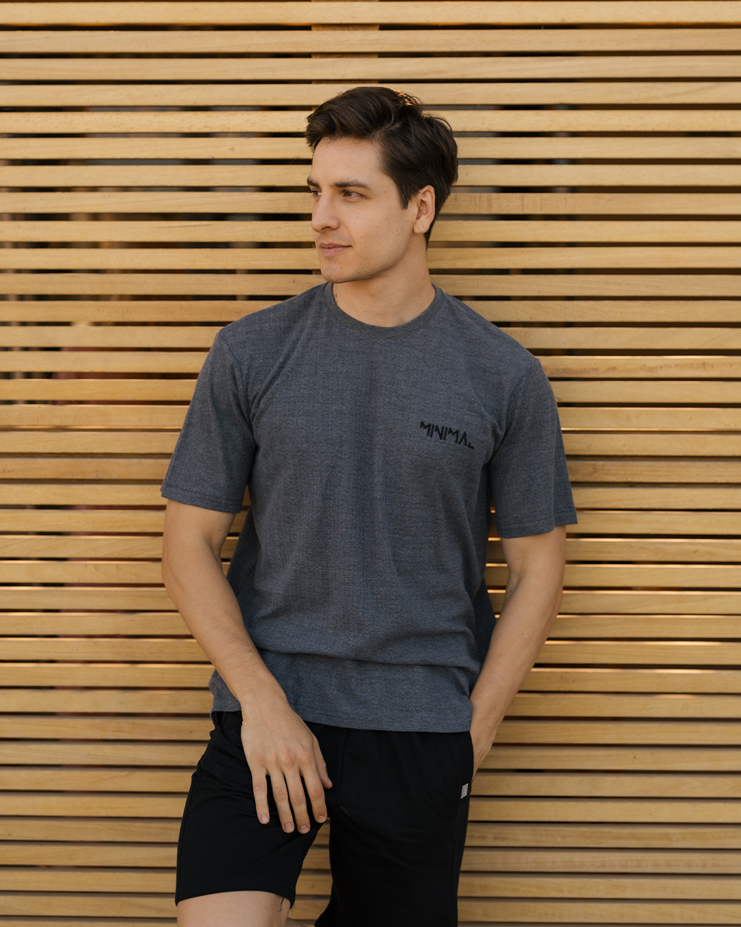 Minimal بيجاما رجالي نُص كُم