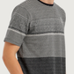 Stripe Jacquard بيجاما رجالي نص كم جاكار * بنطلون سمر ميلتون سادة