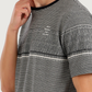 Stripe Jacquard بيجاما رجالي نص كم جاكار * بنطلون سمر ميلتون سادة
