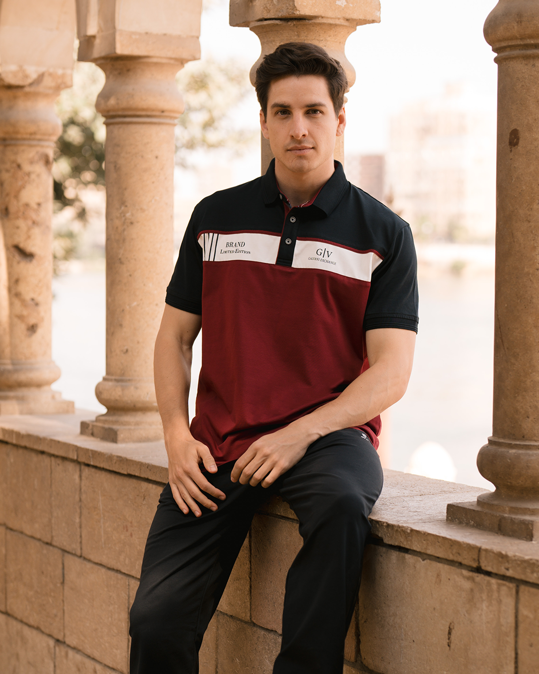 BRAND Limited Edition بيجامه رجالي ياقة بزراير