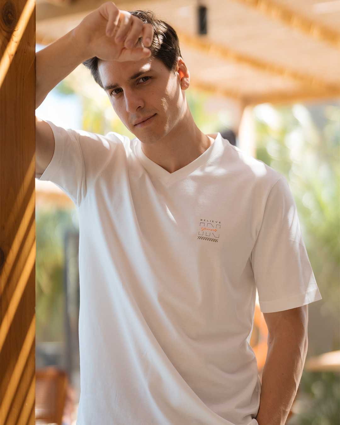 Belive in yourself بيجاما رجالي نص كم قطن * بنطلون كاروه