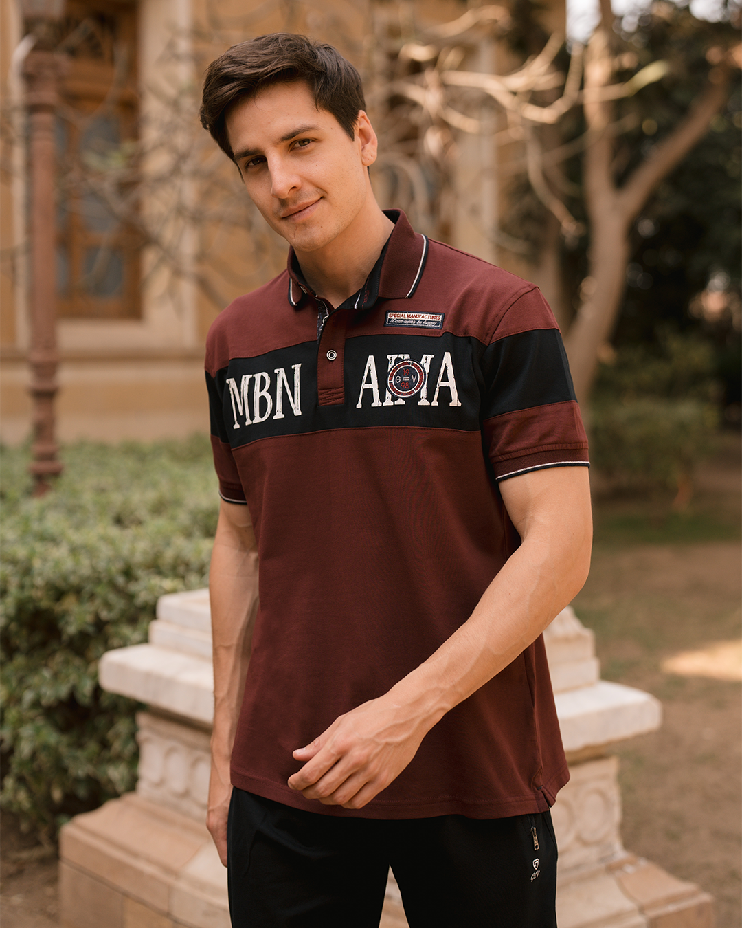 MBN galvani بيجامه رجالي ياقة بزراير