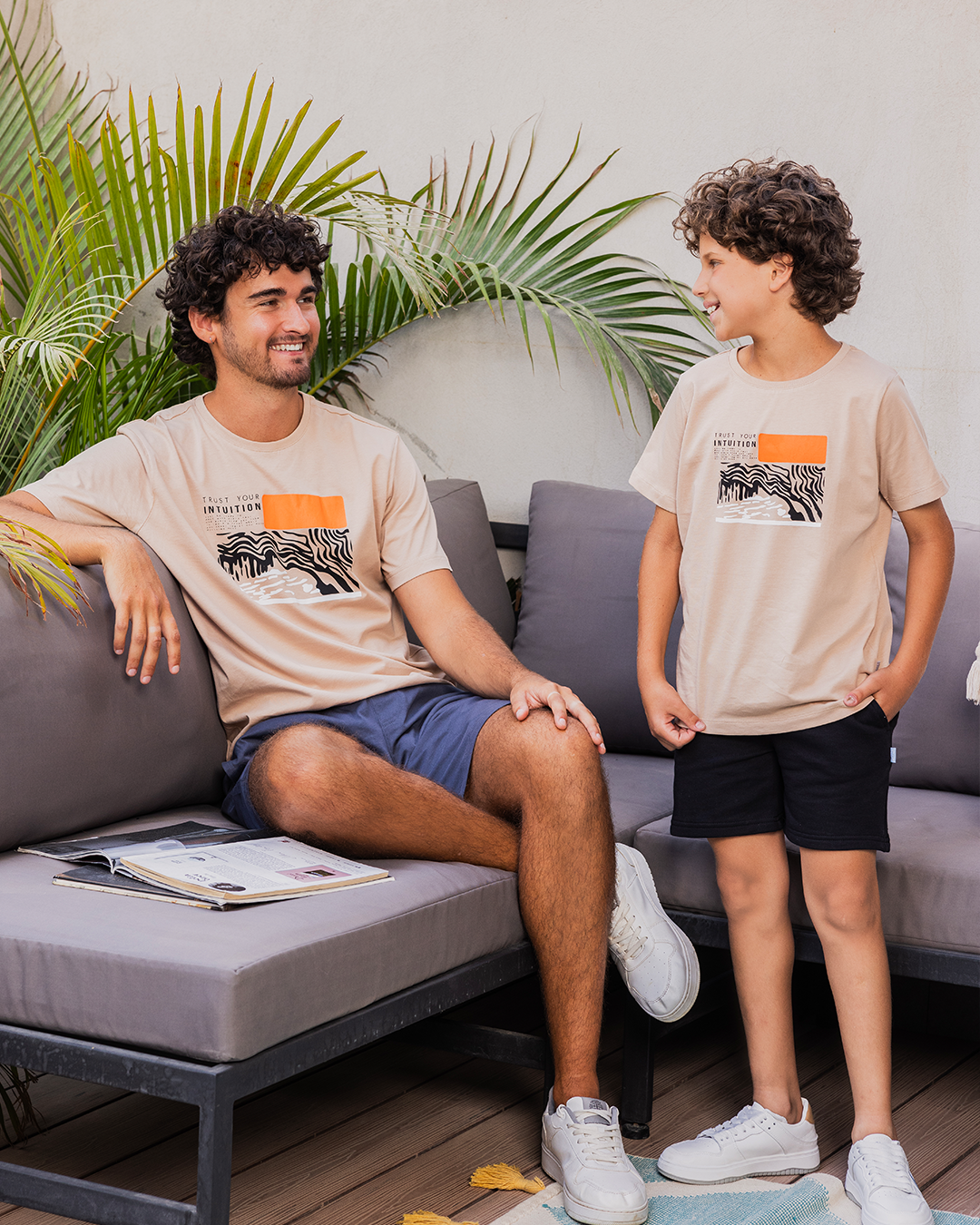 Intuition تيشرت رجالي نص كم