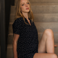 Women's pajamas with half sleeves and buttons