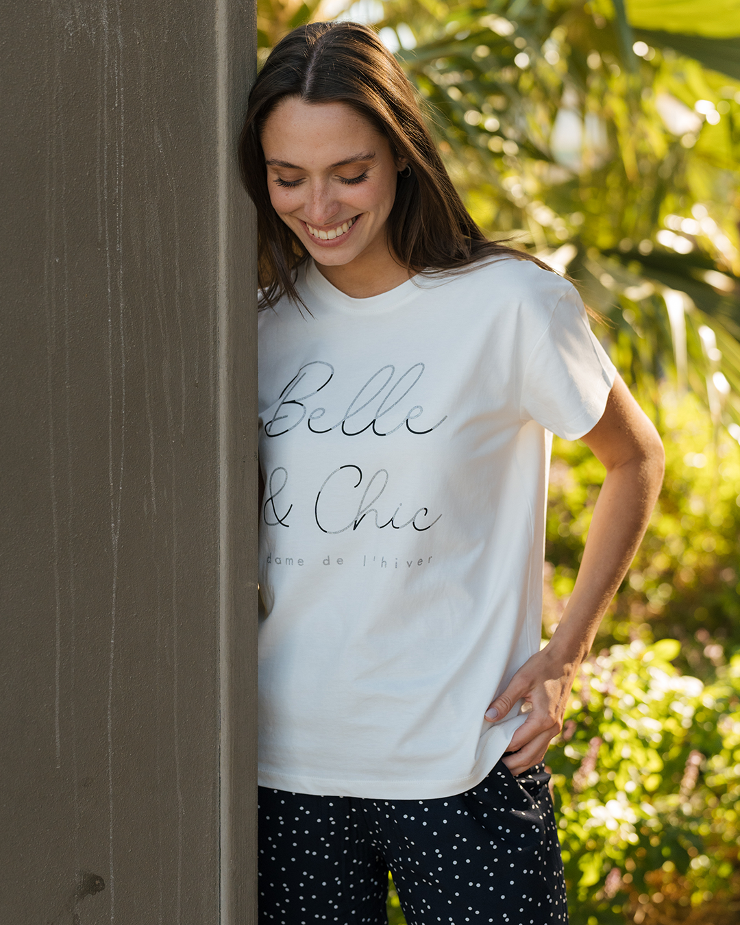 Belle and Chicبيجاما حريمي نُص كُم