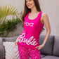 Barbie women's pajamas, T-shirt and Barbie pentagram