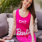 Barbie women's pajamas, T-shirt and Barbie pentagram