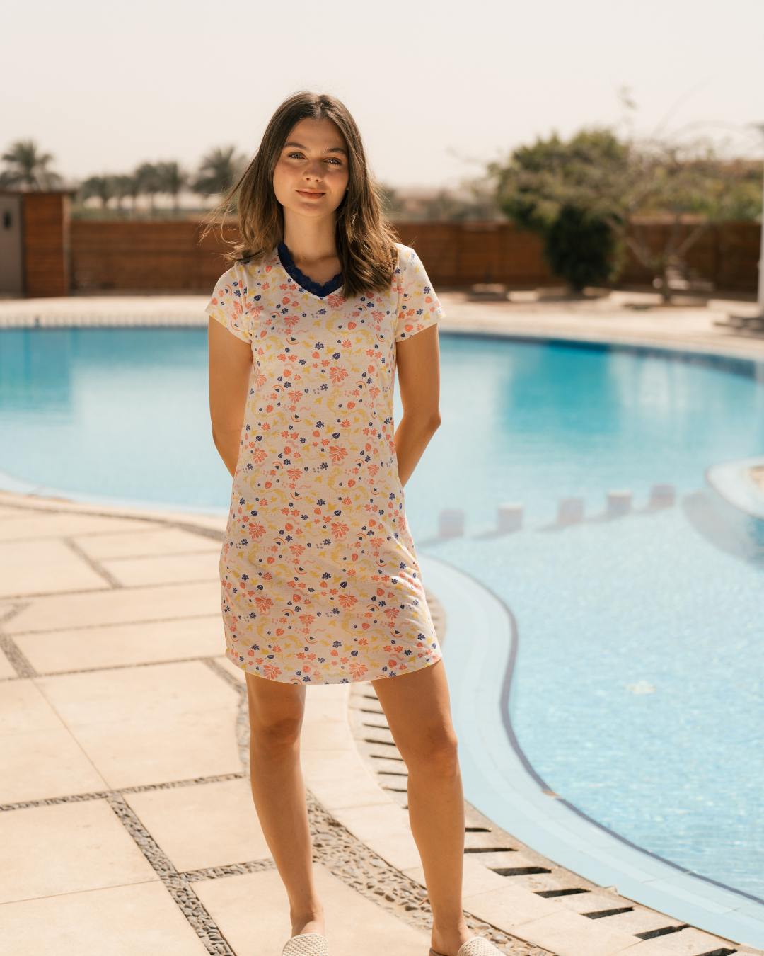 كاش مايوه براسولا قطن مطبوع