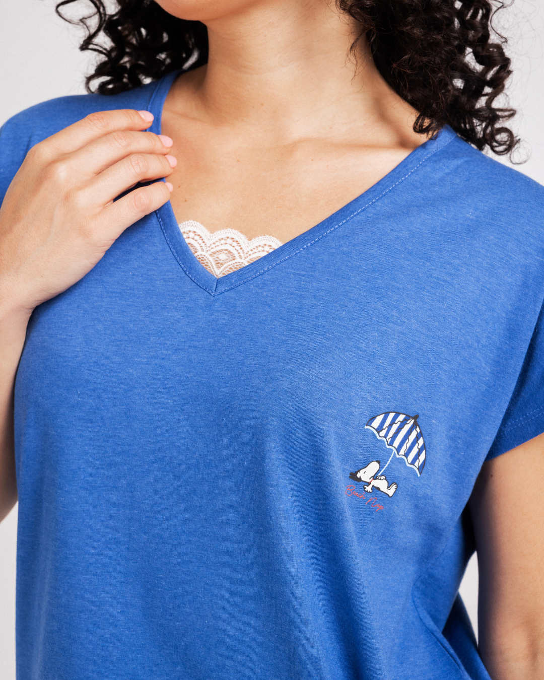 Beach Nap women's pajamas with quarter sleeves and shorts