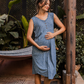 Tiny Leaves Maternity Shirt for Women